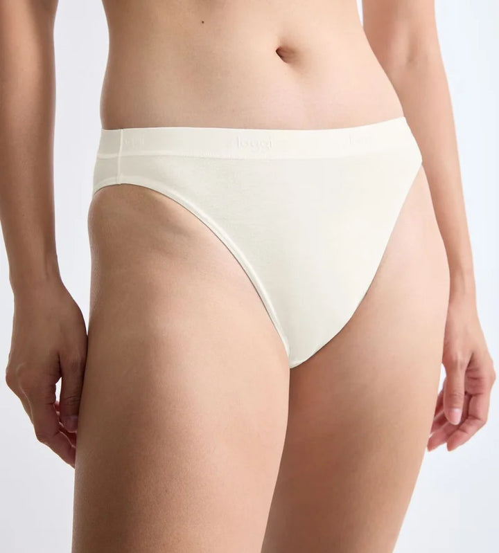 Sloggi - Go Casual High Leg Brief Silk White
