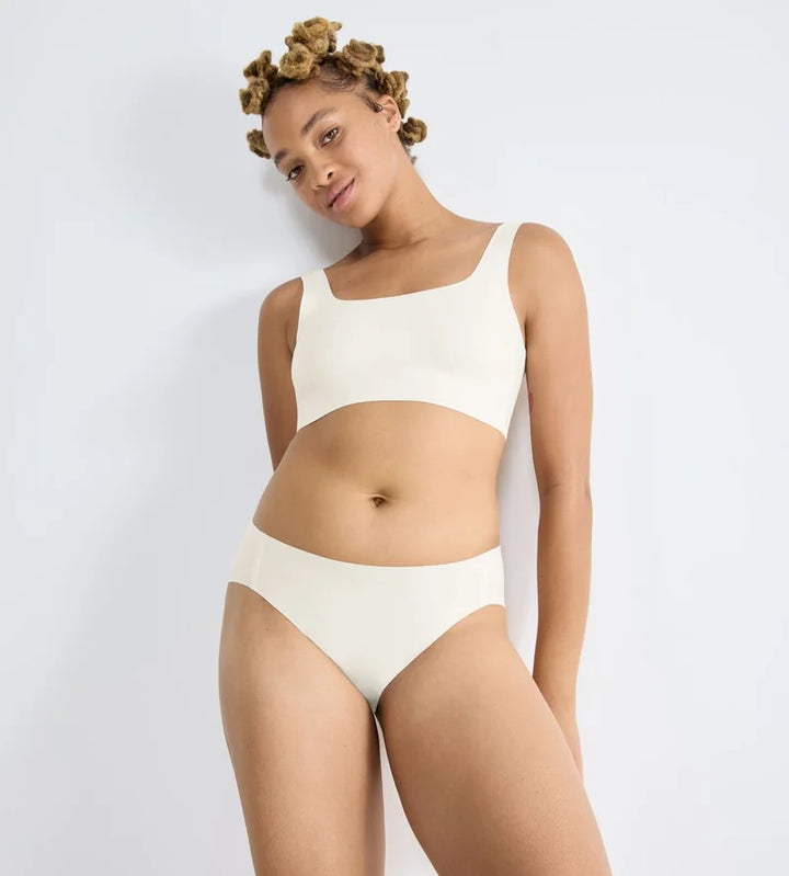Sloggi - Zero Feel High Leg Brief Silk White