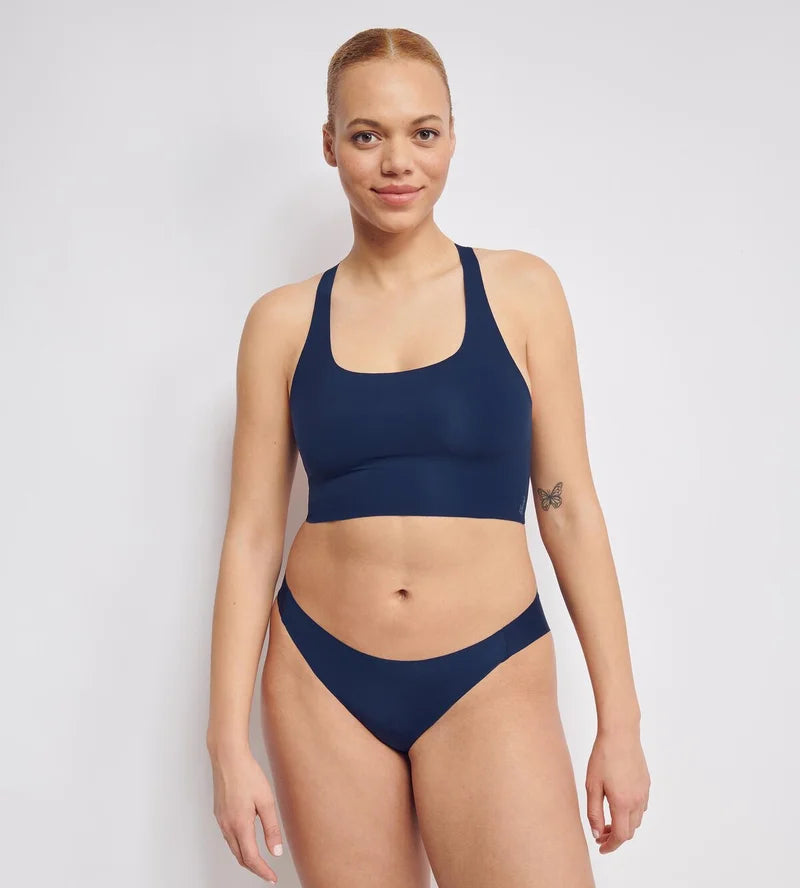Sloggi - Zero Feel High Leg Brief Navy Blue