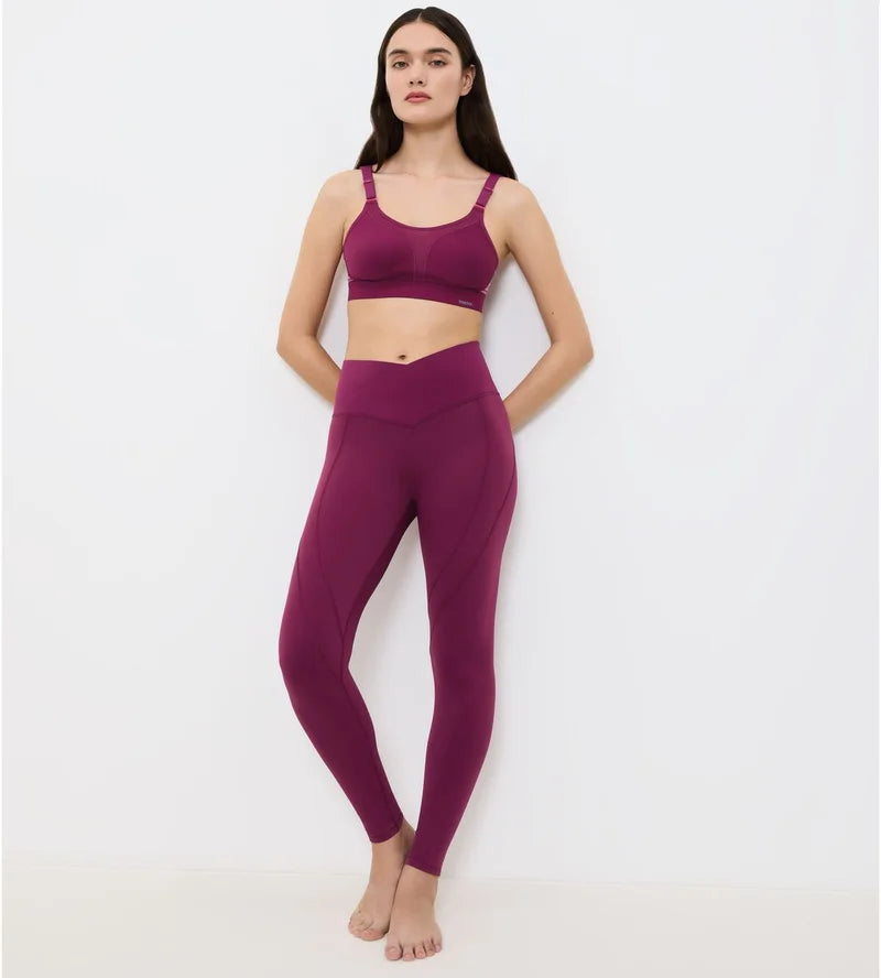 Triumph - Cardio Rtw High-Rise Leggings Dark Wine