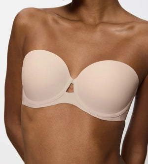 Triumph - Pure Micro Strapless Padded Wire Bra Cameo Beige