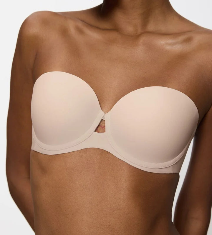 Triumph - Pure Micro Strapless Padded Wire Bra Cameo Beige