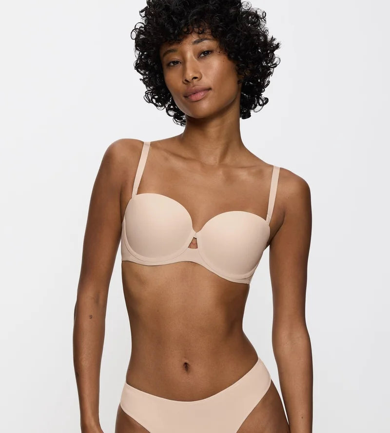 Triumph - Pure Micro Strapless Padded Wire Bra Cameo Beige