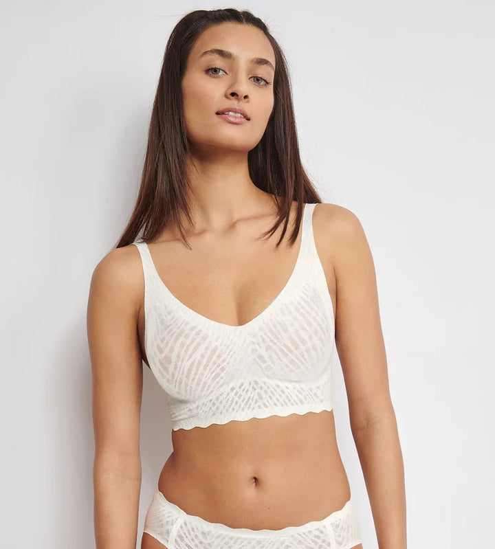 Sloggi - Zero Feel Bliss Bralette Silk White