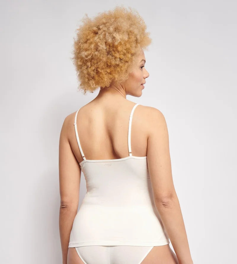 Sloggi - Ever Ease Spaghetti Top Silk White