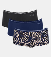 Sloggi - Go Crush Short 3 Pack Blue