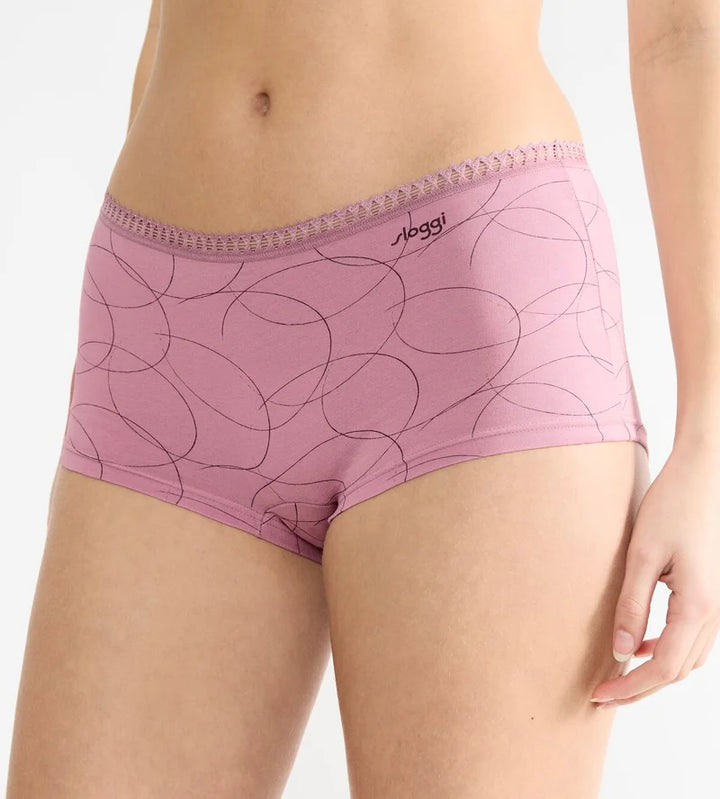 Sloggi - Go Crush Short Multipack Pink & Nude