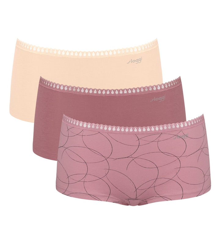 Sloggi - Go Crush Short Multipack Pink & Nude