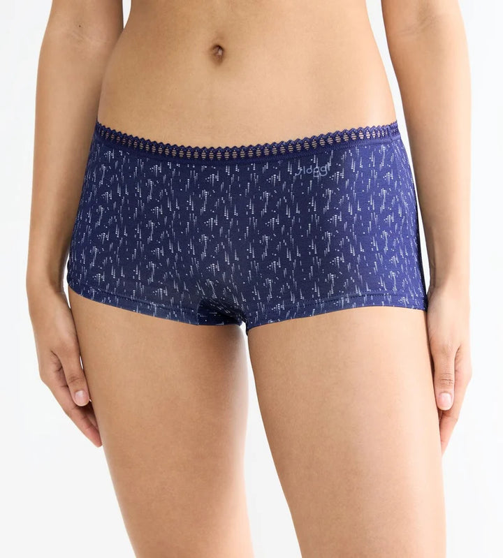 Sloggi - Go Crush Short Multipack Blue & Pink