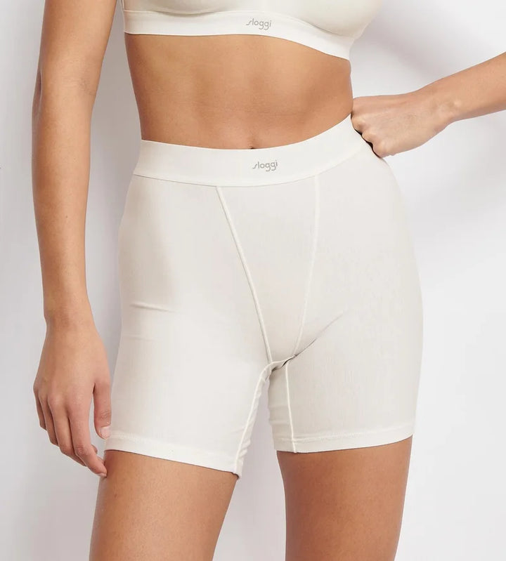 Sloggi - Ever Ease Cyclist Shorts Silk White