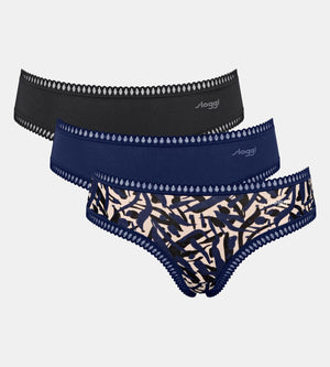 Sloggi - Go Crush Hipster 3 Pack Blue