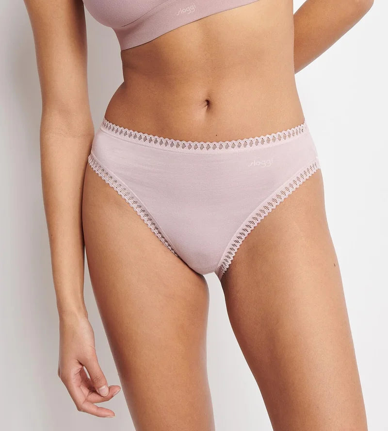 Sloggi - Go Crush High Leg Brief Multipack Pink
