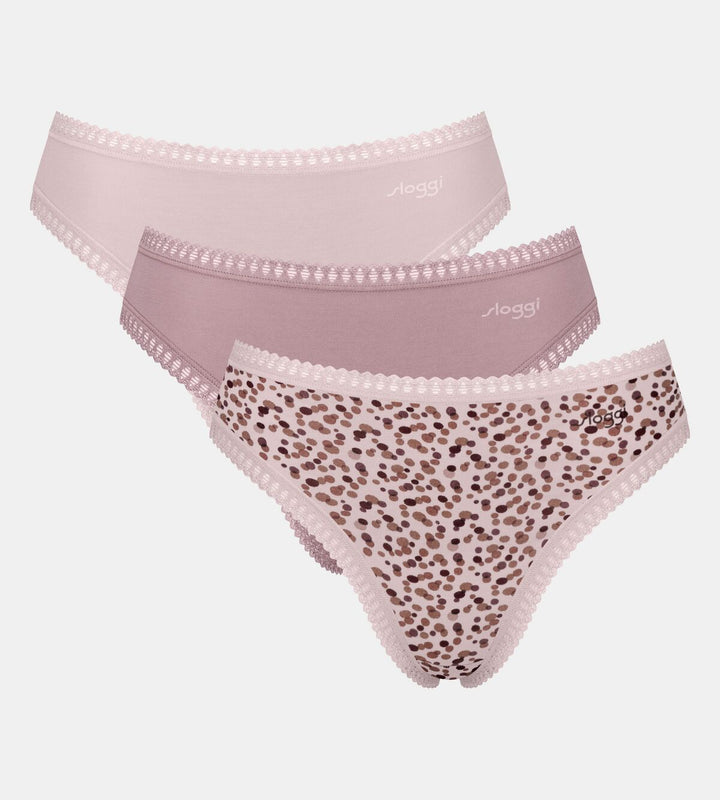 Sloggi - Go Crush High Leg Brief Multipack Pink