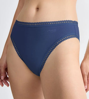 Sloggi - Go Crush High Leg Brief 3 Pack Blue