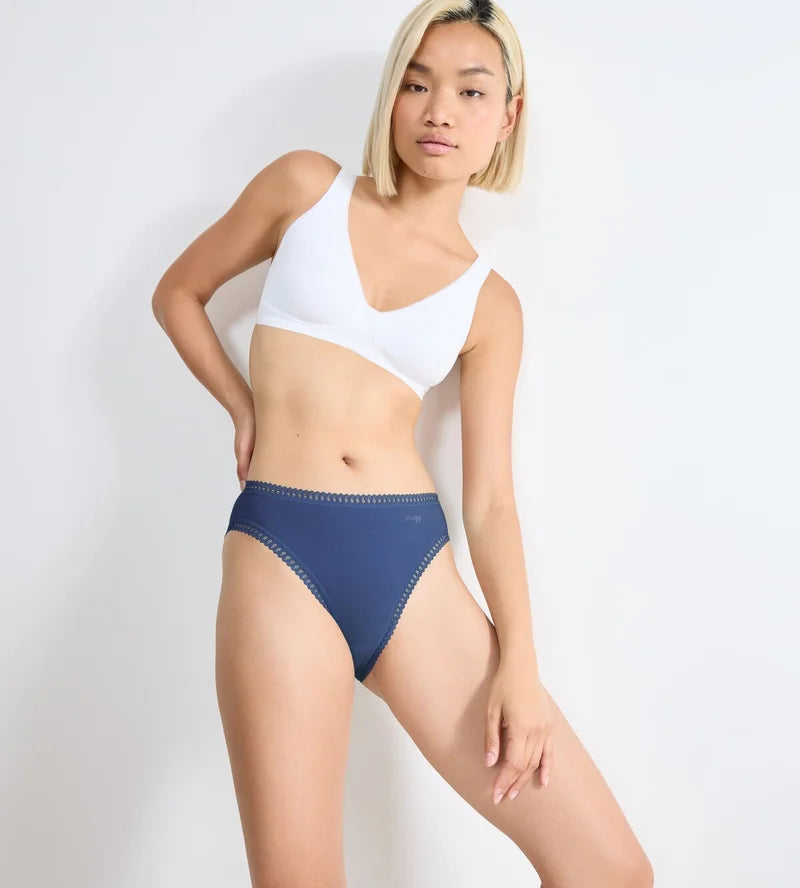 Sloggi - Go Crush High Leg Brief Multipack Blue