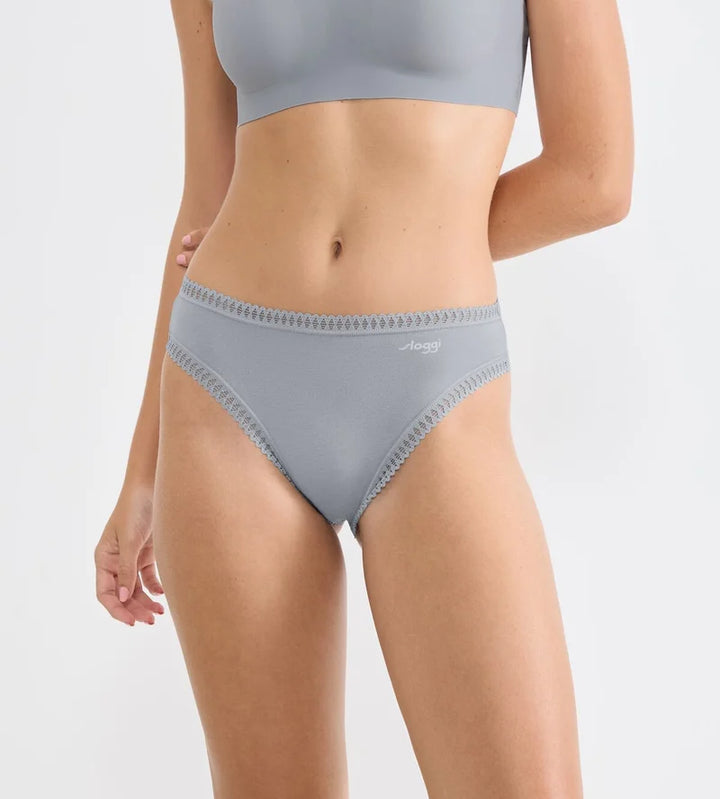 Sloggi - Go Crush High Leg Brief Multipack Blue & Pink