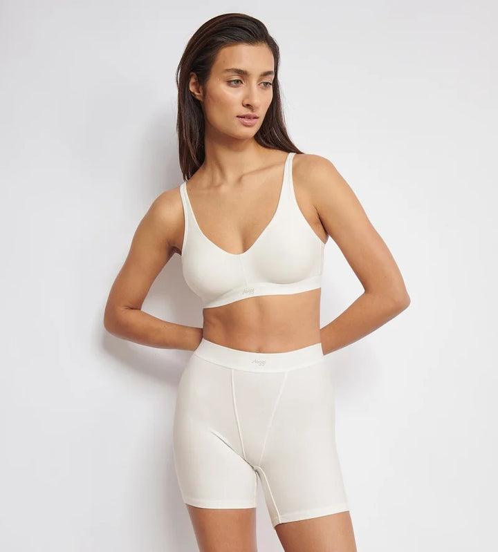 Sloggi - Ever Ease Cyclist Shorts Silk White