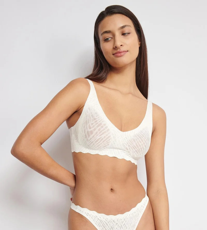 Sloggi - Zero Feel Bliss Soft Bra Silk White