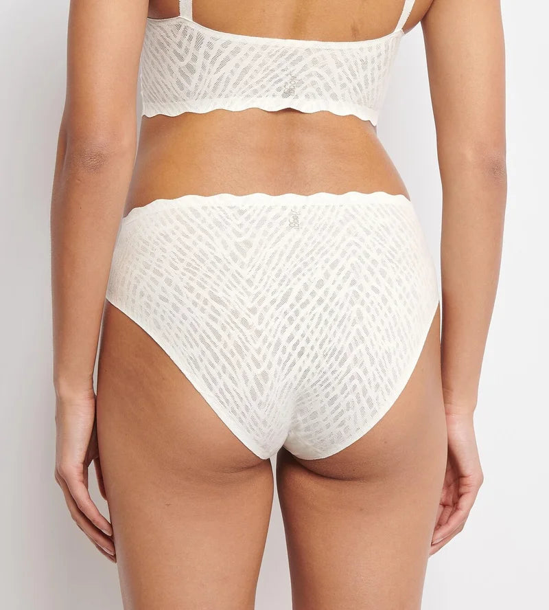 Sloggi - Zero Feel Bliss High Leg Brief Silk White