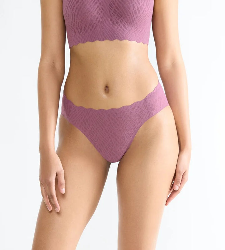 Sloggi - Zero Feel Bliss High Leg Brief Lila Clover