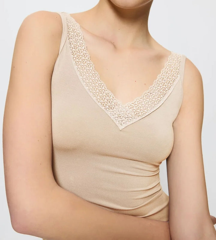 Triumph - Feel Of Modal Tank Top Creamy Dream