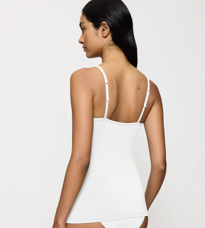 Triumph - Feel Of Modal Spaghetti Top White