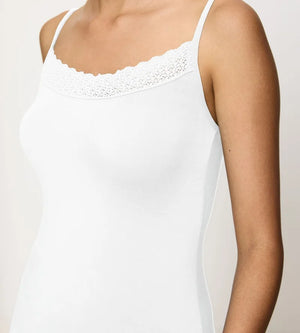 Triumph - Feel Of Modal Spaghetti Top White
