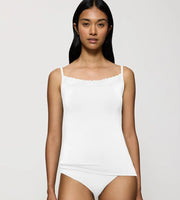 Triumph - Feel Of Modal Spaghetti Top White