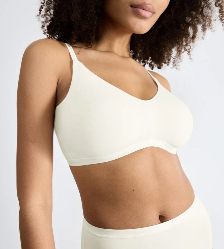 Sloggi - Go Daily Cotton Soft Bra Silk White