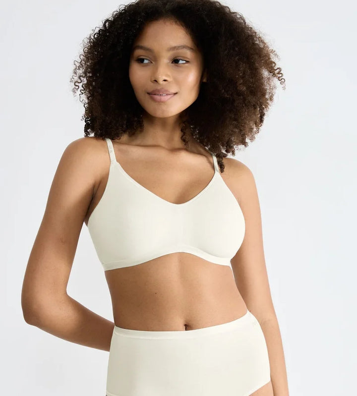 Sloggi - Go Daily Cotton Soft Bra Silk White
