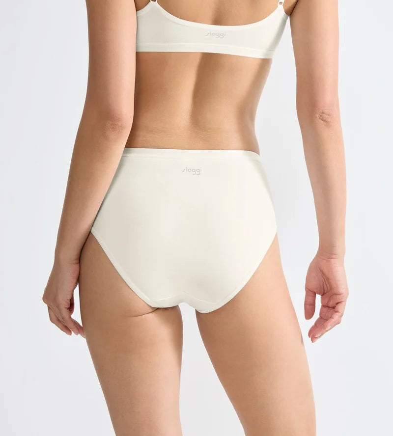 Sloggi - Go Daily Cotton Midi Silk White