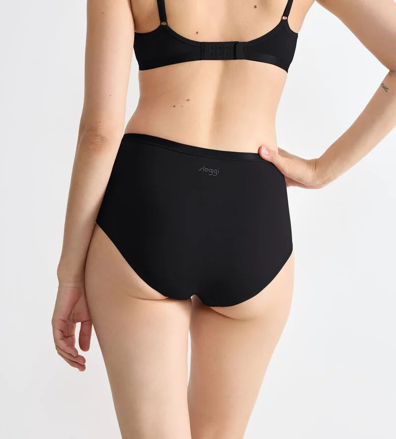 Sloggi - Go Daily Cotton High Waist Brief Black