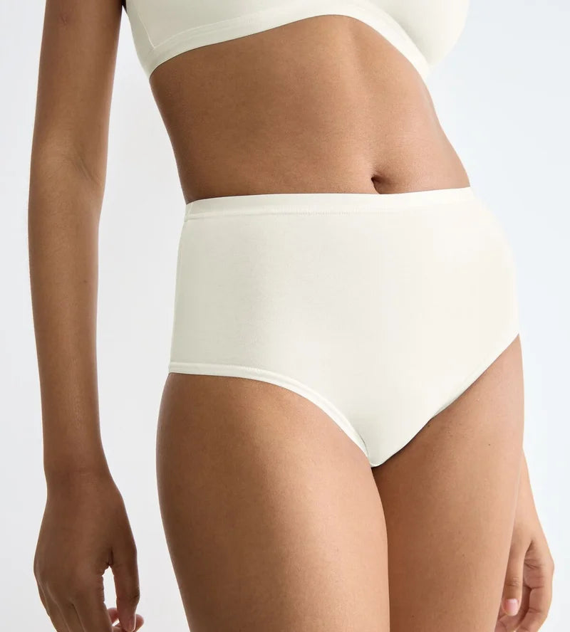 Sloggi - Go Daily Cotton High Waist Brief Silk White