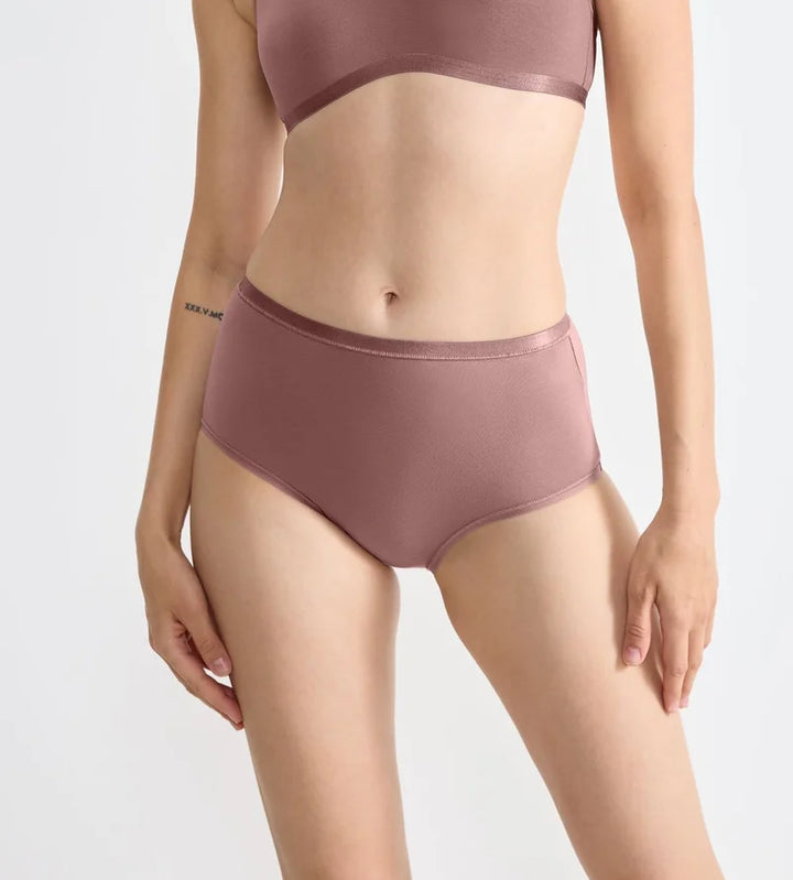 Sloggi - Go Daily Cotton High Waist Brief Cacao
