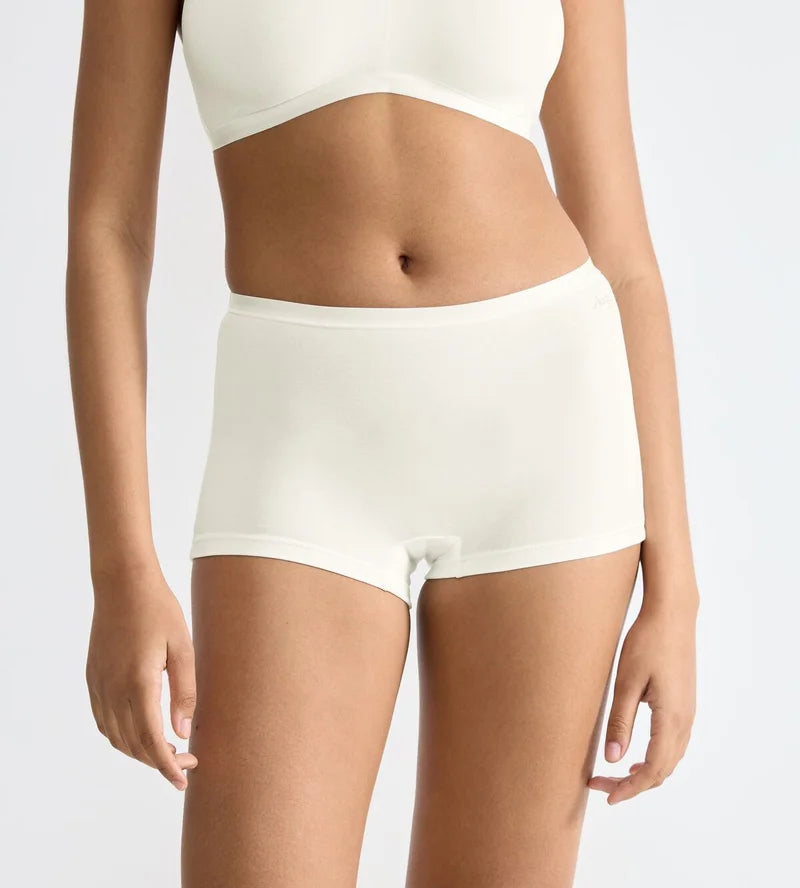 Sloggi - Go Daily Cotton Short 3 Pack Silk White