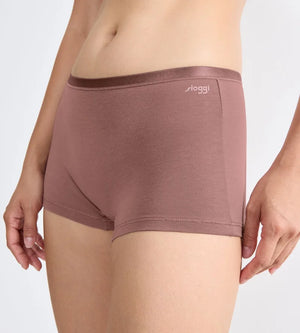 Sloggi - Go Daily Cotton Short 3 Pack Cacao
