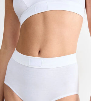 Sloggi - Double Comfort High Waist Brief 2 Pack White