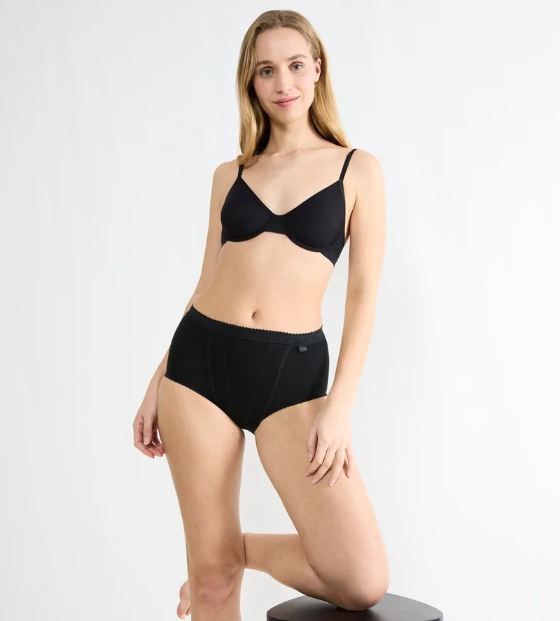 Sloggi - Control High Waist Brief 2 Pack Black