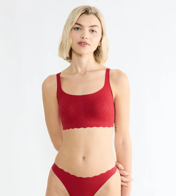 Sloggi - Zero Feel Bliss Festive Top Shanghai Red