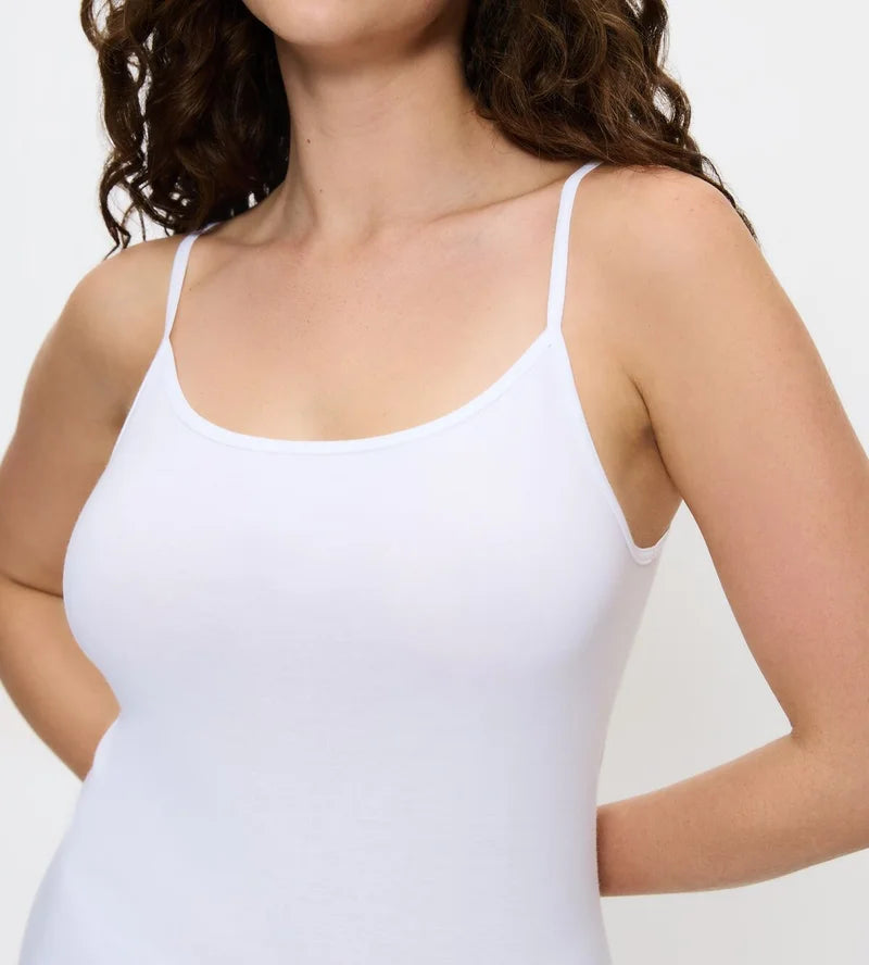 Triumph - Sense Of Cotton Spaghetti Top White