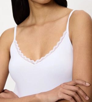 Triumph - Feel Of Cotton Spaghetti Top White