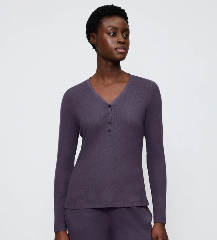 Triumph - Mix And Match Long Sleeved Top Soft Ink Grey