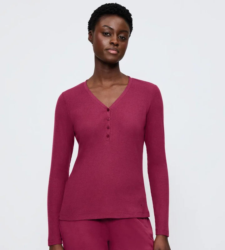 Triumph - Mix And Match Long Sleeved Top Soft Sweet Marsala