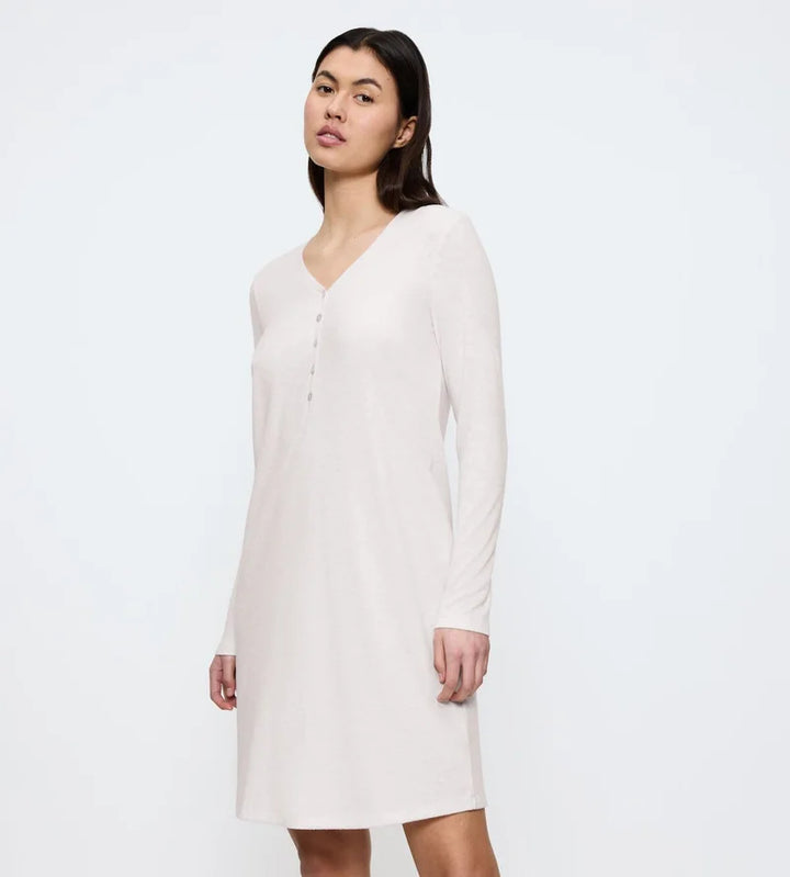 Triumph - Mix And Match Long Sleeved Nightdress Soft Light Grey Melange