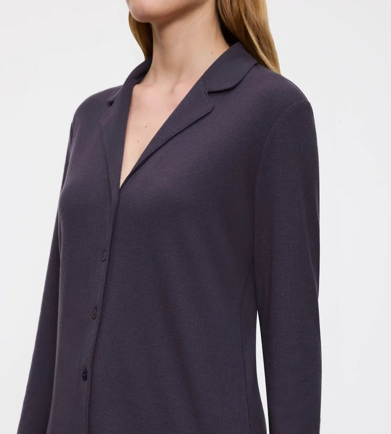 Triumph - Mix And Match Long Sleeved Boyfriend Top Soft Ink Grey