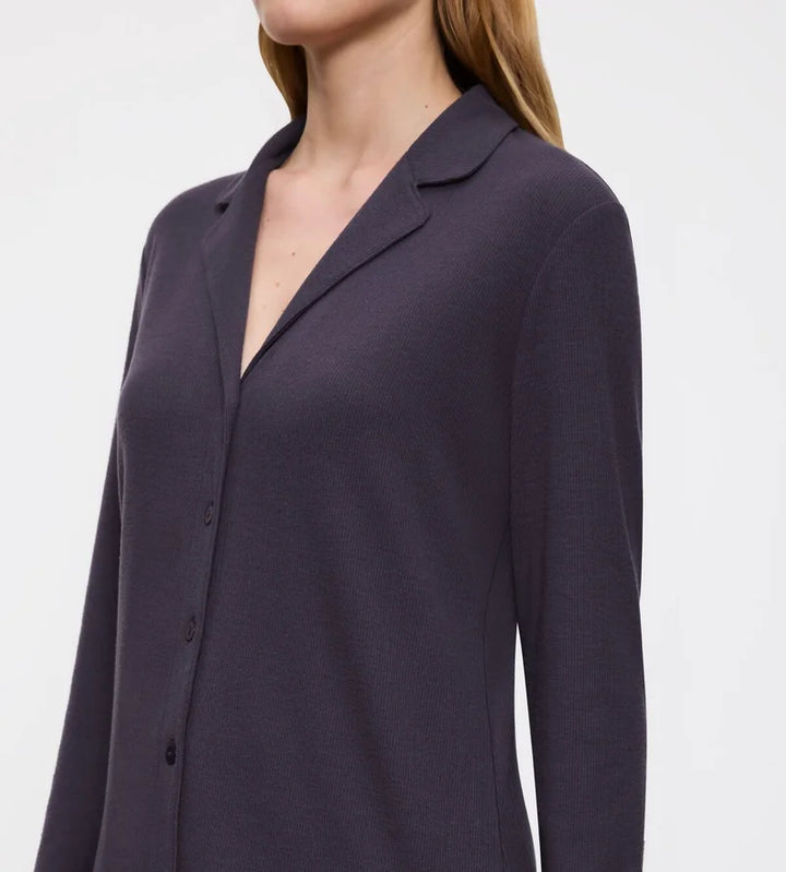 Triumph - Mix And Match Long Sleeved Boyfriend Top Soft Ink Grey