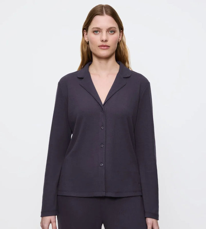 Triumph - Mix And Match Long Sleeved Boyfriend Top Soft Ink Grey