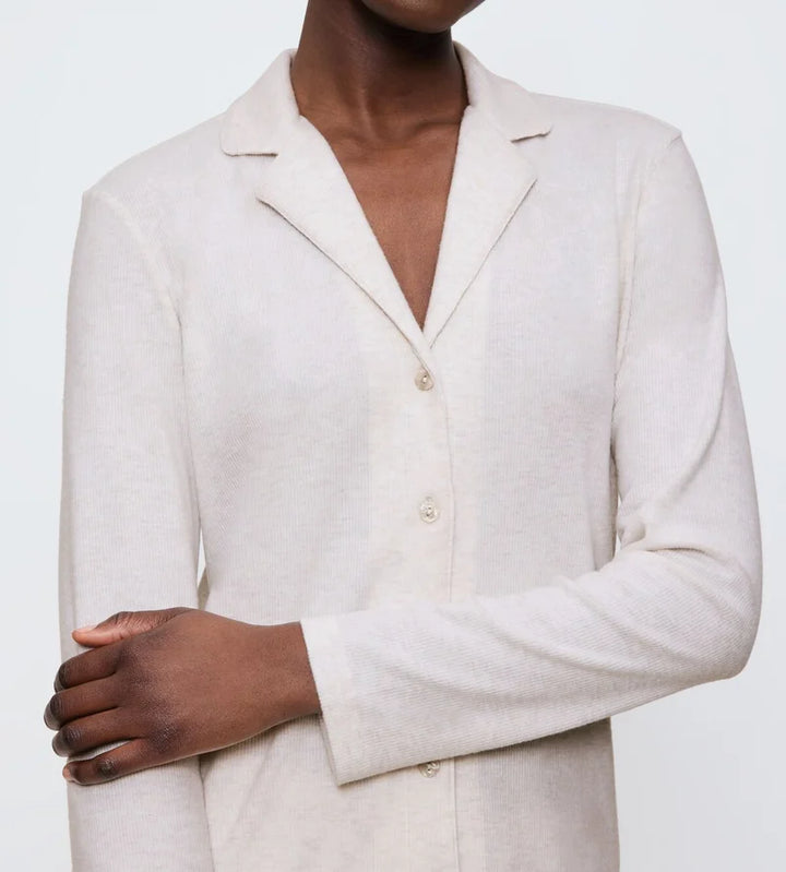 Triumph - Mix And Match Long Sleeved Boyfriend Top Soft Light Grey Melange