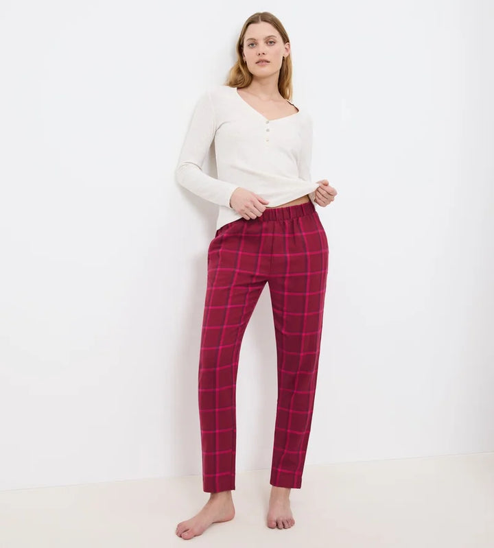 Triumph - Mix And Match Tapered Flannel Trouser Pink