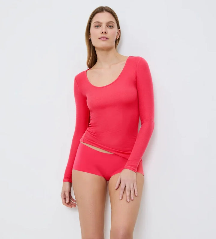 Triumph - Beauty Layers Scoop Neck Top Blood Orange